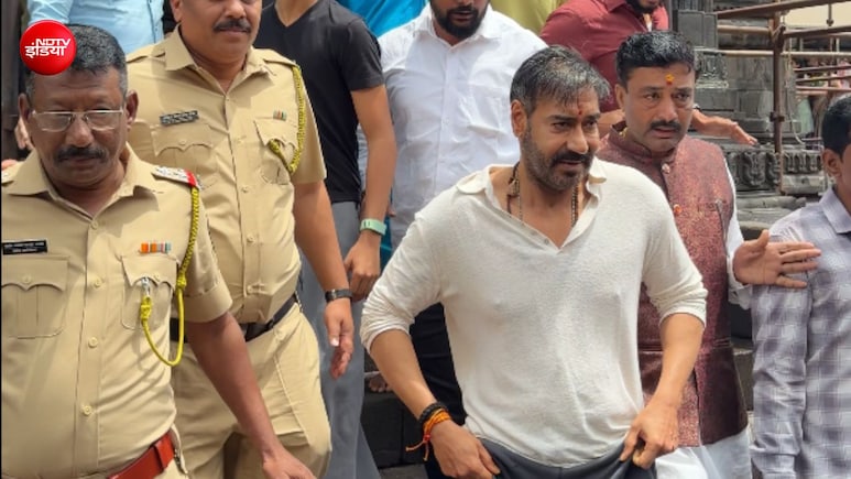 20 साल बाद बेटे संग त्र्यंबकेश्वर ज्योतिर्लिंग पहुंचे अजय देवगन, की विशेष पूजा-अर्चना