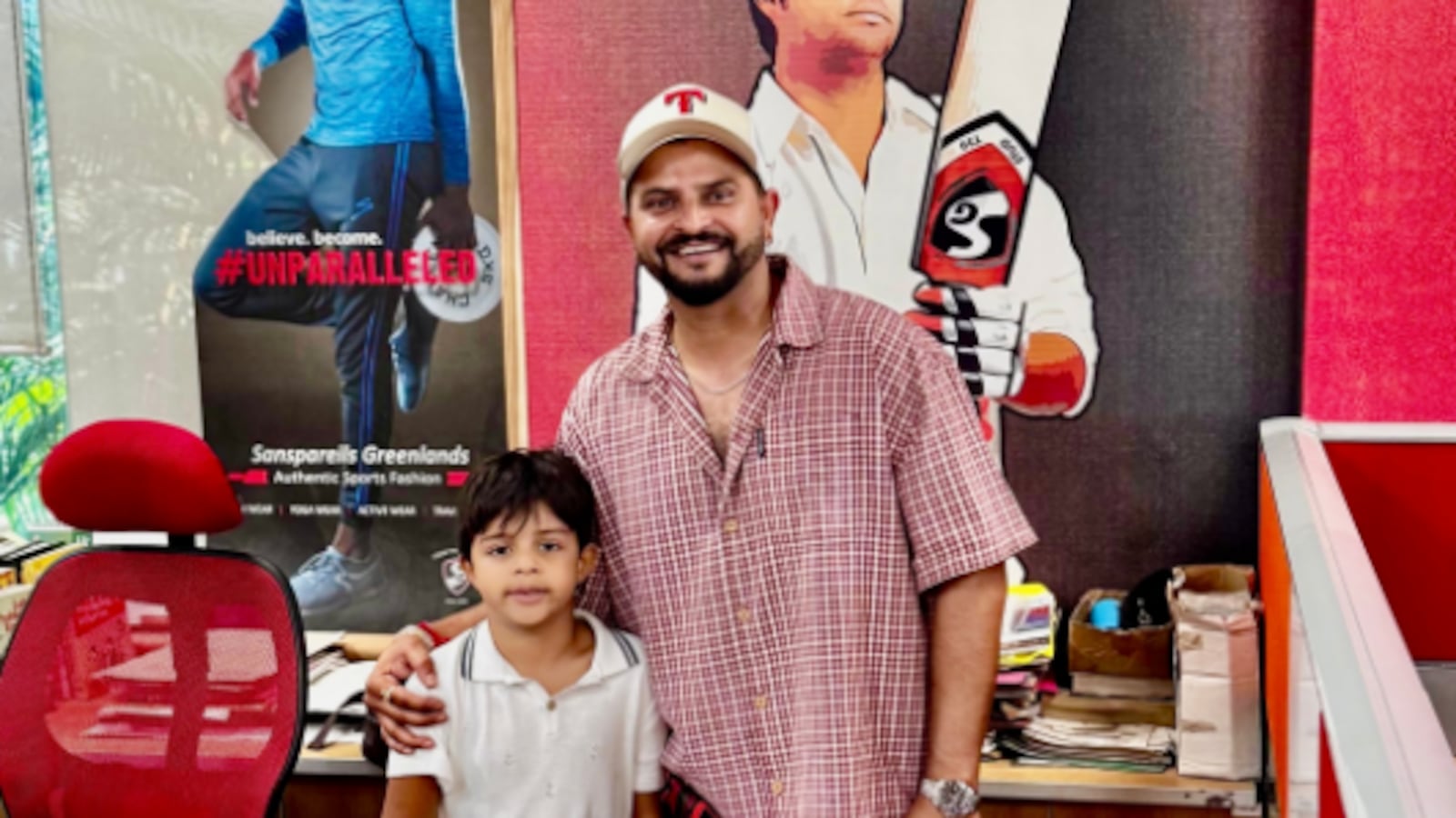 Like Father, Like Son: Suresh Rainas Son Rio Begins Cricket Journey