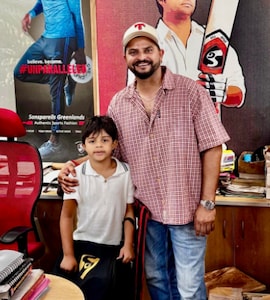 Like Father, Like Son: Suresh Rainas Son Rio Begins Cricket Journey
