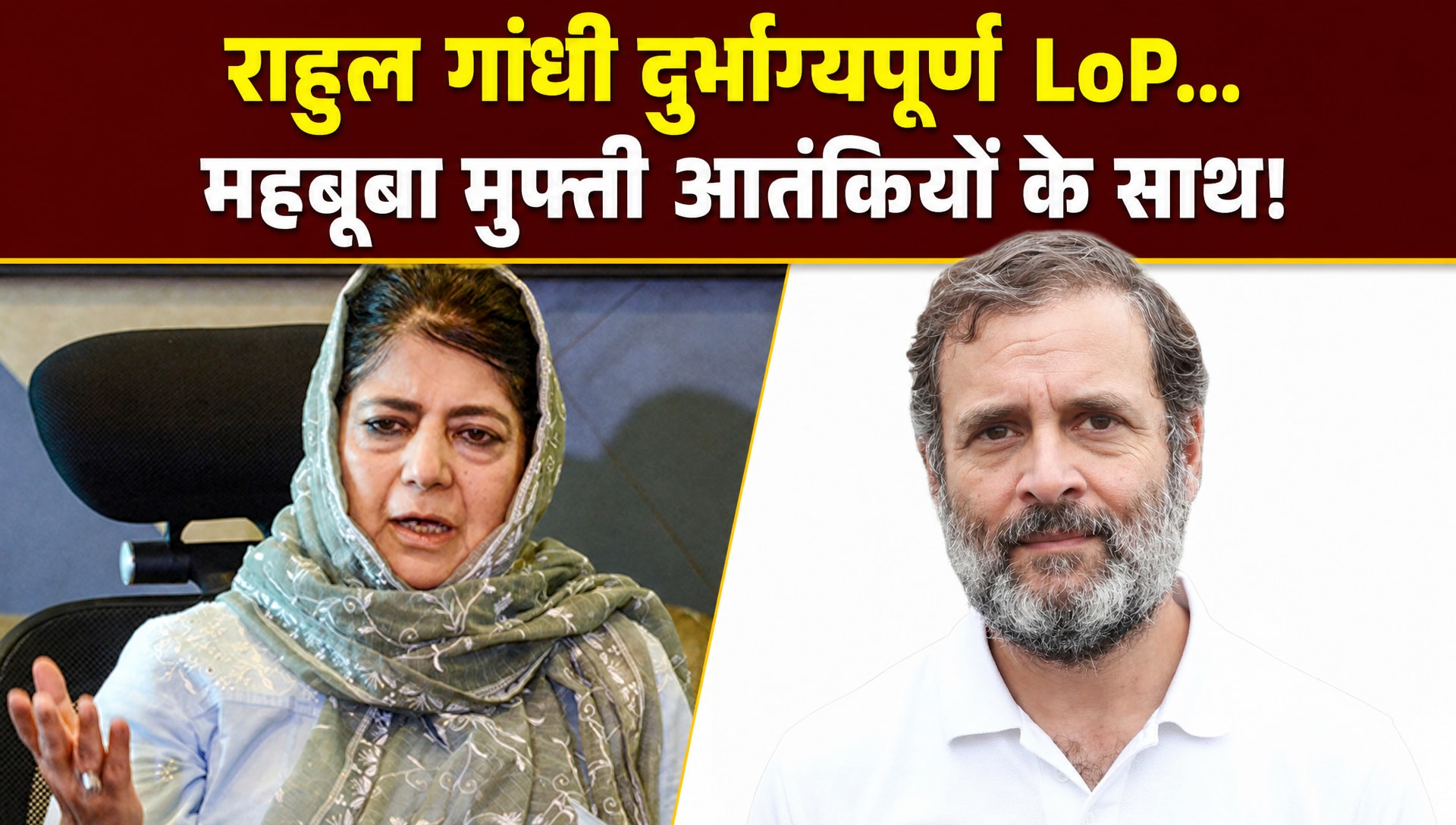 राहुल गांधी, महबूबा मुफ्ती को लेकर ये क्‍या बोले गए गिरिराज सिंह, वीडियो वायरल