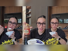 Nauheed Cyrusi Tries Viral Ice Cream Hack, Says It Tastes Just Like Salted Caramel