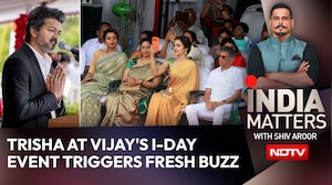 Trisha At Vijay's I-Day Event Triggers Fresh Buzz; Actor Kasthuri Questions Public Appearance