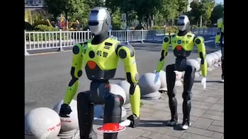 AI Traffic Police: China Deploys 6-Foot 'RoboCops' To Monitor E-Bikes, Intersections