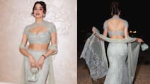 Janhvi Kapoor Channels Fairytale Glamour In Sage-Green Manish Malhotra Couture