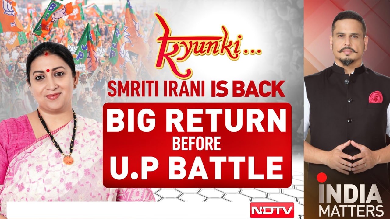 Smriti Irani Returns To Centre Stage In BJP's New Battle Plan