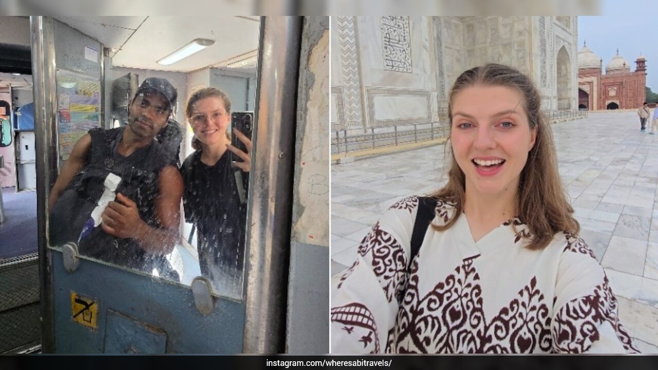 From Train Bathroom Selfies To Auto Rides, European Woman's India Journey Goes Viral