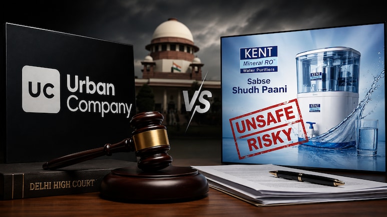 'Unsafe And Risky': Urban Company Sues Kent RO Over NATIVE Purifier Ads