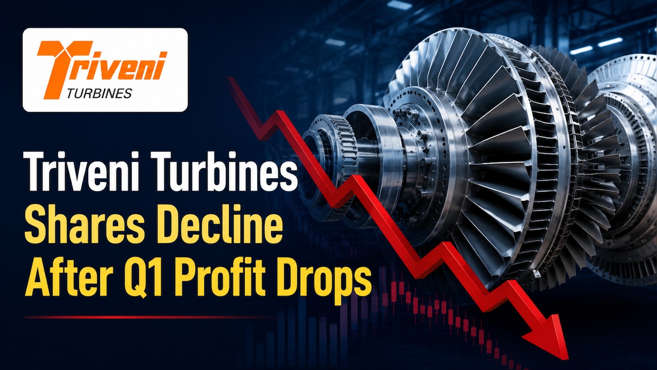 Triveni Turbine Share Price Falls 5% After Q1 Net Profit Declines 22%