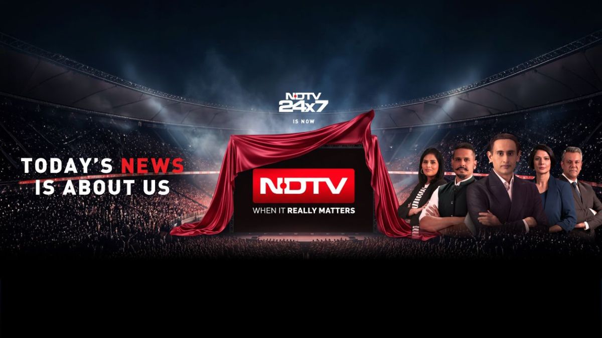 NDTV 24x7 Becomes NDTV, Unveils New Identity Anchored In 'When It Really Matters' NDTV 24x7 Becomes NDTV, Unveils New Identity Anchored In 'When It Really Matters'