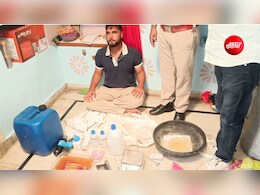नागौर में शहर के बीच घर में लगा दी नशे की फैक्ट्री, 389 ग्राम MDMA बरामद