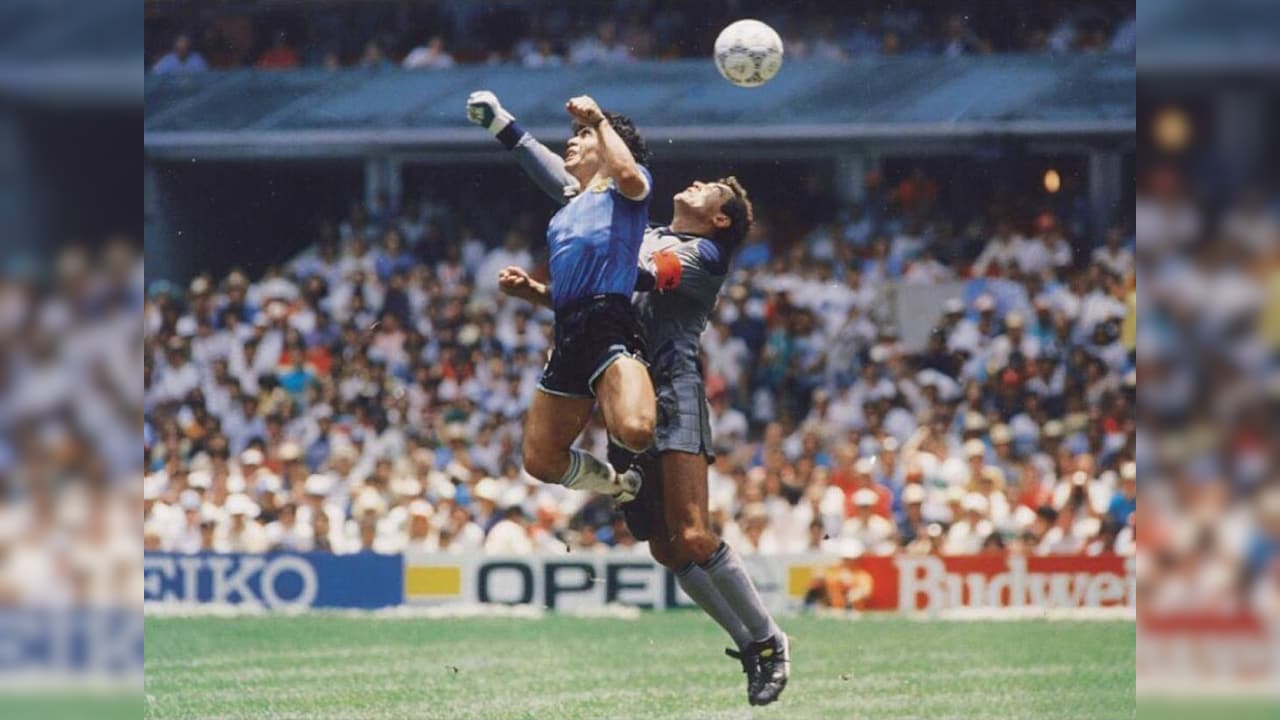 Maradona’s ‘Hand of God’ 1986 ball sells for £2.5m after auction