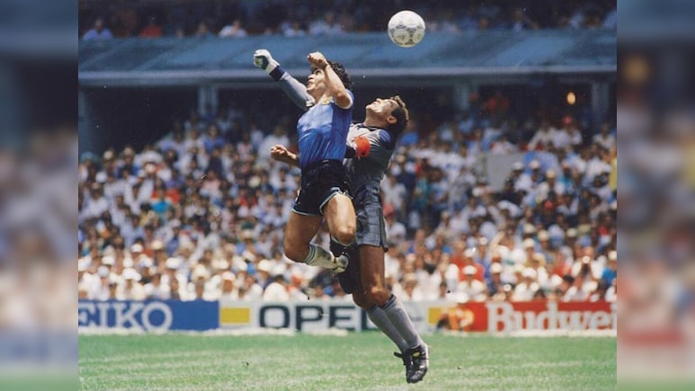 Diego Maradona's 'Hand Of God' World Cup Football Sells For $3.3 Million At Auction