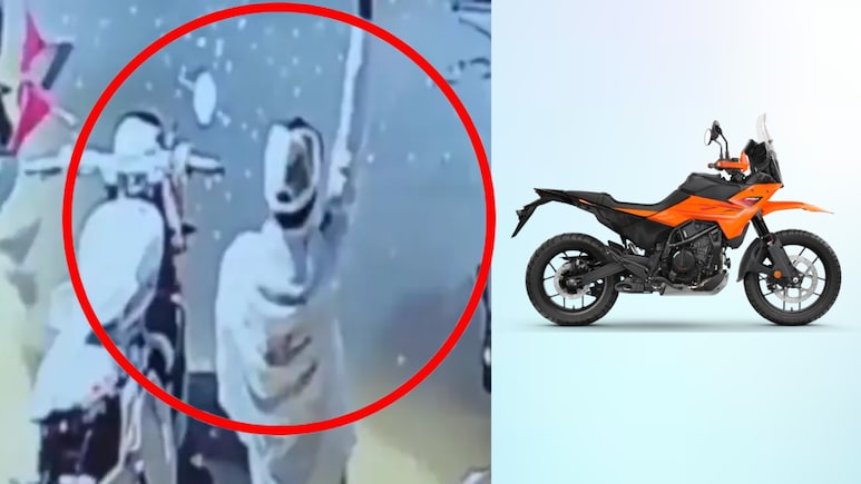 Bike Thief Breaks Into Triumph Showroom But Steals KTM Motorcycle: Watch Video