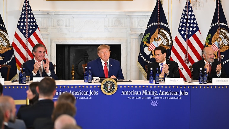 Trump Touts $3 Billion in Minerals Projects To Counter China