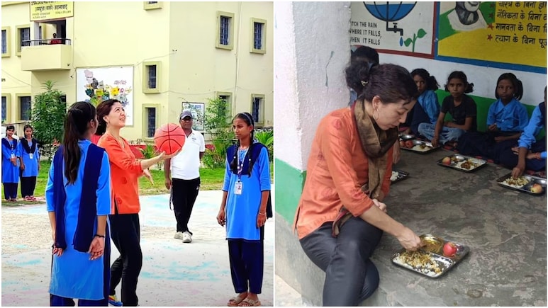 VIDEO: जहानाबाद की DM छिरिङ वाई भूटिया ने बच्चों संग खेली बास्केटबॉल, जमीन पर बैठकर खाया मिड-डे मील