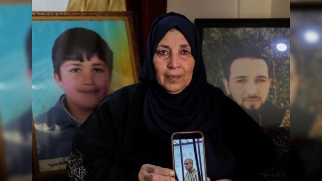 Samira Hahami- mother of Hamza Ali al-Khateeb- symbolic figure of the Syrian uprising after being tortured to death by the regime at the age of 13 in 2011