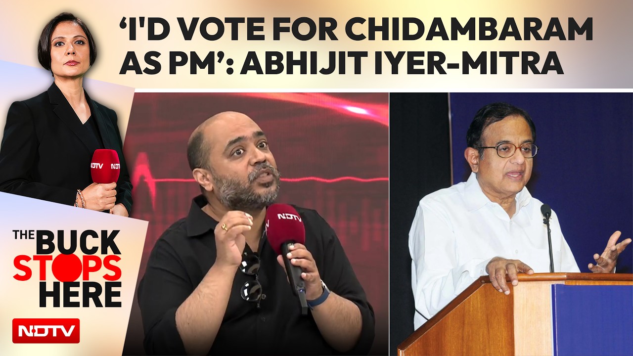 "I'm Team Chidambaram": Abhijit Iyer-Mitra Says He'd Vote for Him as PM