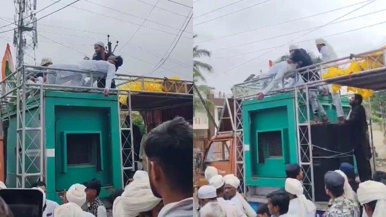 भोपाल &nbsp;में मिलादुन्नबी जुलूस के दौरान बड़ा हादसा, डीजे पर चढ़े युवक हाई-टेंशन लाइन की चपेट में आए, कई घायल