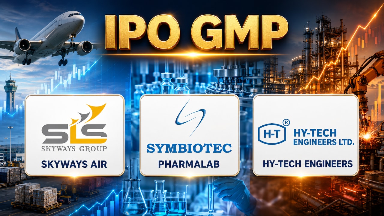 Skyways Air vs Symbiotec Pharmalab vs Hy-Tech Engineers IPO GMP - Which IPO Offers Better Listing Gains?