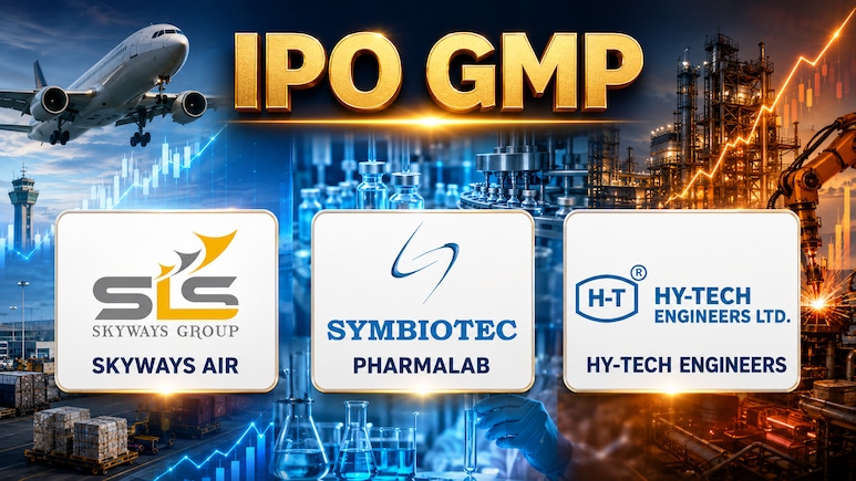Skyways Air vs Symbiotec Pharmalab vs Hy-Tech Engineers IPO GMP - Which IPO Offers Better Listing Gains?