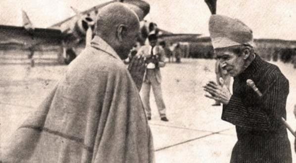 हैदराबाद के निजाम मीर उस्मान अली खान और सरदार पटेल की मुलाकात 