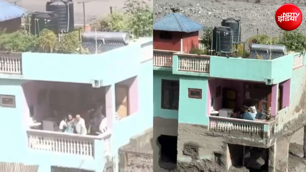 चारों तरफ तबाही, बीच में अकेला घर, नेपाल बाढ़ का खौफनाक वीडियो, जानें कैसे बचा परिवार