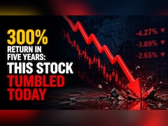 300% Return In Five Years: This Stock Tumbles Over 4% In Trade Today — Here's Why