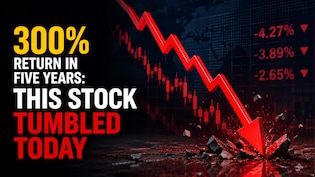 300% Return In Five Years: This Stock Tumbles Over 4% In Trade Today &mdash; Here's Why