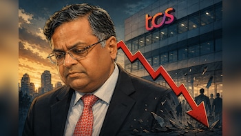 TCS Share Price Falls 4% After N Chandrasekaran Steps Down As Tata Sons Chairman