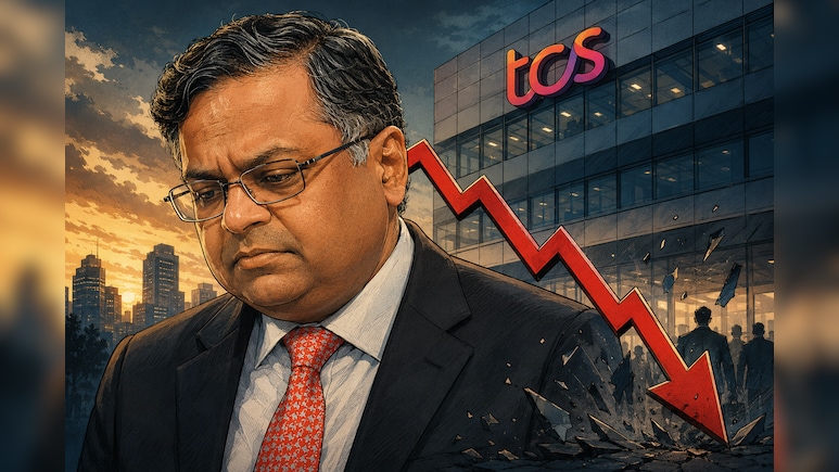 TCS Share Price Tumbles 5% After N Chandrasekaran Steps Down As Tata Sons Chairman