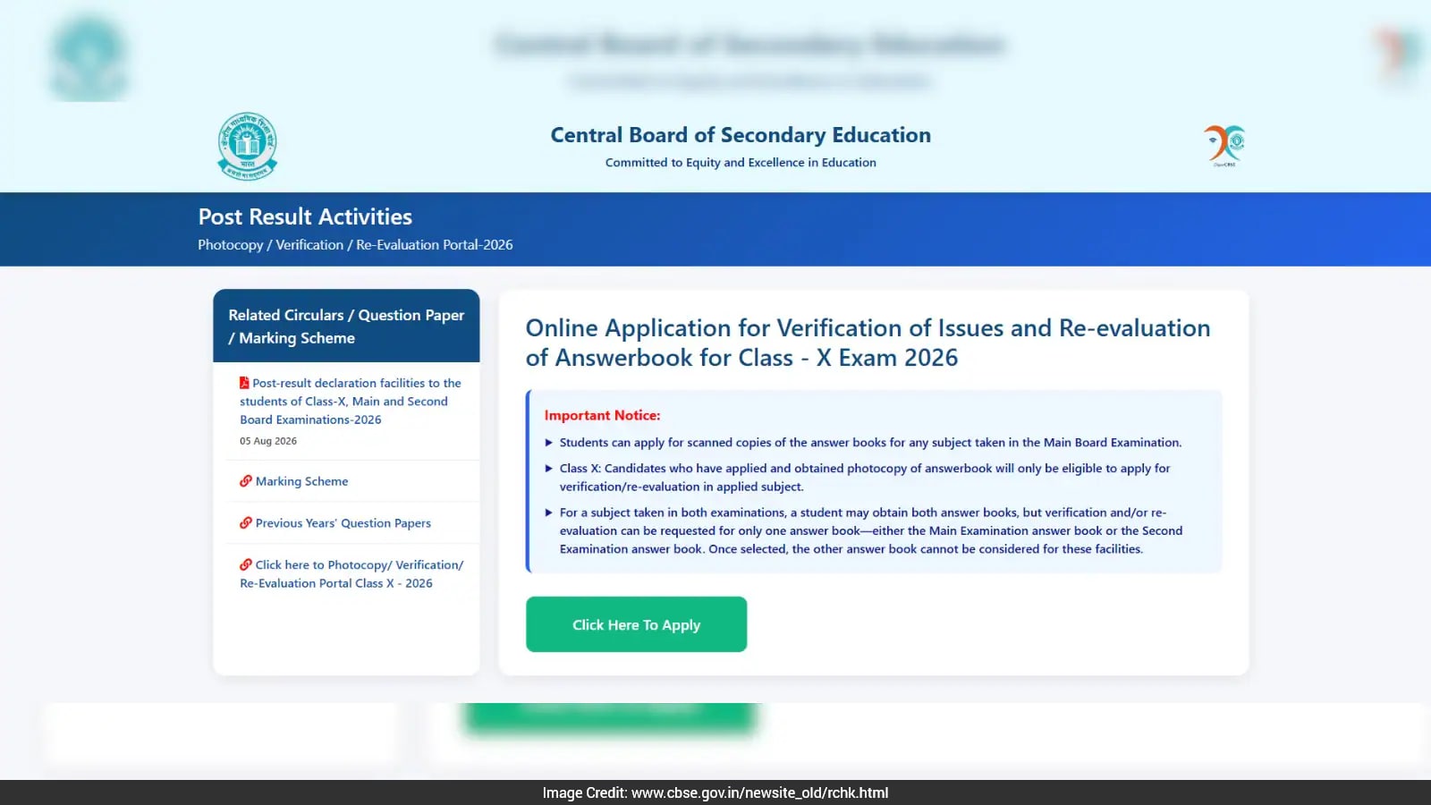 CBSE Class 10 Revaluation Result 2026 Expected Soon; Students Can Check Online