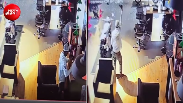 चोर शोरूम में 4 घंटे रहा, कॉफी पी, नहाया, लुंगी डांस किया फिर... Video