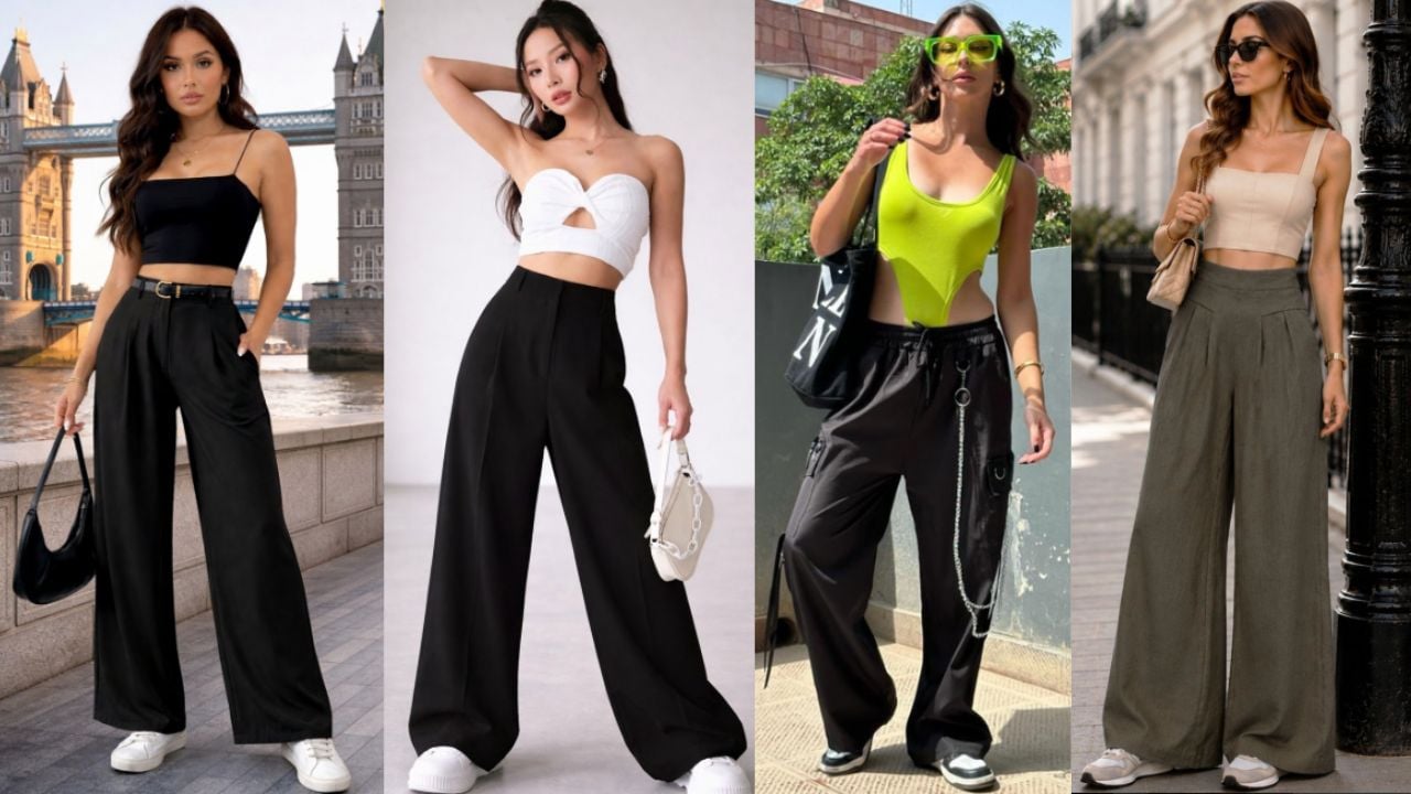 कॉलेज से लेकर कैफे तक छा जाएगा आपका स्टाइल, ₹1500 से कम में मिल रही हैं ये Wide-Leg Trousers अभी खरीदें