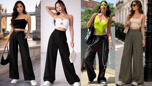 कॉलेज से लेकर कैफे तक छा जाएगा आपका स्टाइल, ₹1500 से कम में मिल रही हैं ये Wide-Leg Trousers अभी खरीदें