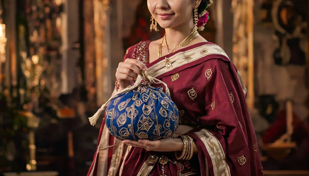 If you want to showcase traditional handiwork, then potli bags are an ideal accompaniment with your ethnic outfit. If you want to showcase traditional handiwork, then potli bags are an ideal accompaniment with your ethnic outfit.