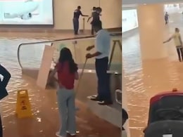 Video: Noida Airport Flooded After Rain, Akhilesh Yadav's "Will Boats Run?" Dig