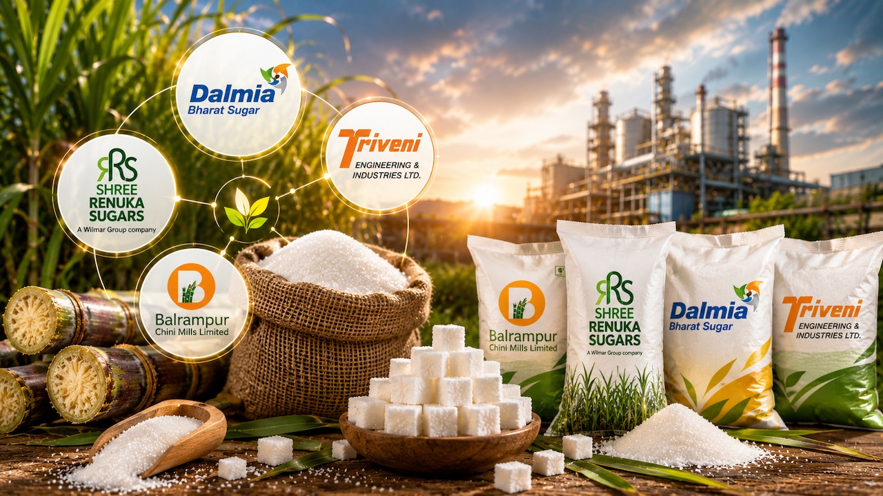 Sugar Stocks Sweeten Up: Balrampur Chini, Shree Renuka, Dalmia Bharat Surge Up To 8%. Here's Why