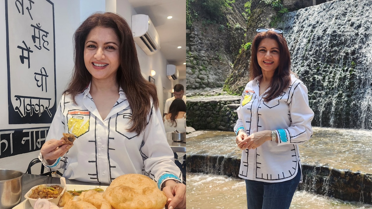 Bhagyashree Explores Chandigarh With Chole Bhature, Chaat And Other Delicacies