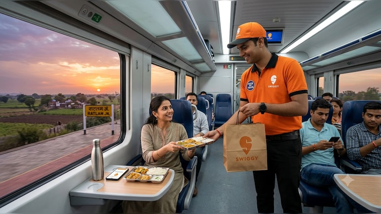 Swiggy's 'Food On Train' Sees 12x Growth In 2 Years; Tier-2, 3 Markets Driving Surge