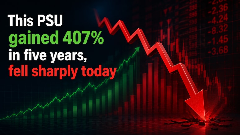 407% Jump In Share Price In Five Years: Stock Of This PSU Tanked 5% In Trade. Here's Why