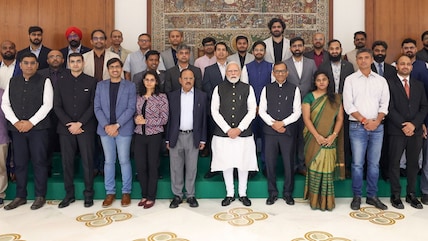 PM Modi Interacts With Space Startup CEOs On National Space Day