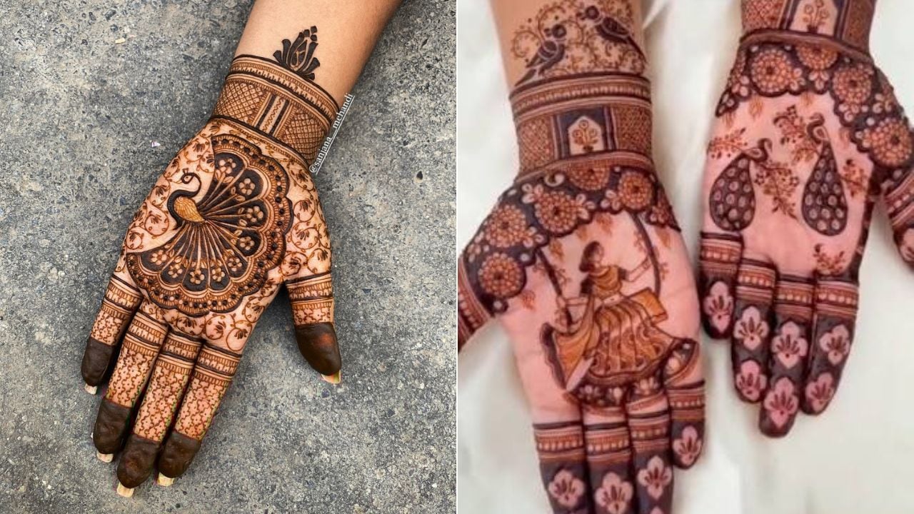 Hariyali Teej Mehndi Designs: 15 अगस्त को मनाई जाएगी हरियाली तीज, यहां देखें तीज स्पेशल मेहंदी डिजाइन्स की Photos