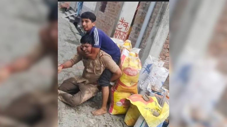 लखनऊ में अवैध रूप से पाले जा रहे पशुओं को पकड़ने पहुंची नगर निगम की टीम पर हमला, पुल&zwj;िसकर्मी समेत 4 घायल