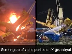 Crane Catches Fire During Cargo Unloading At Mumbai Port, 2 Injured