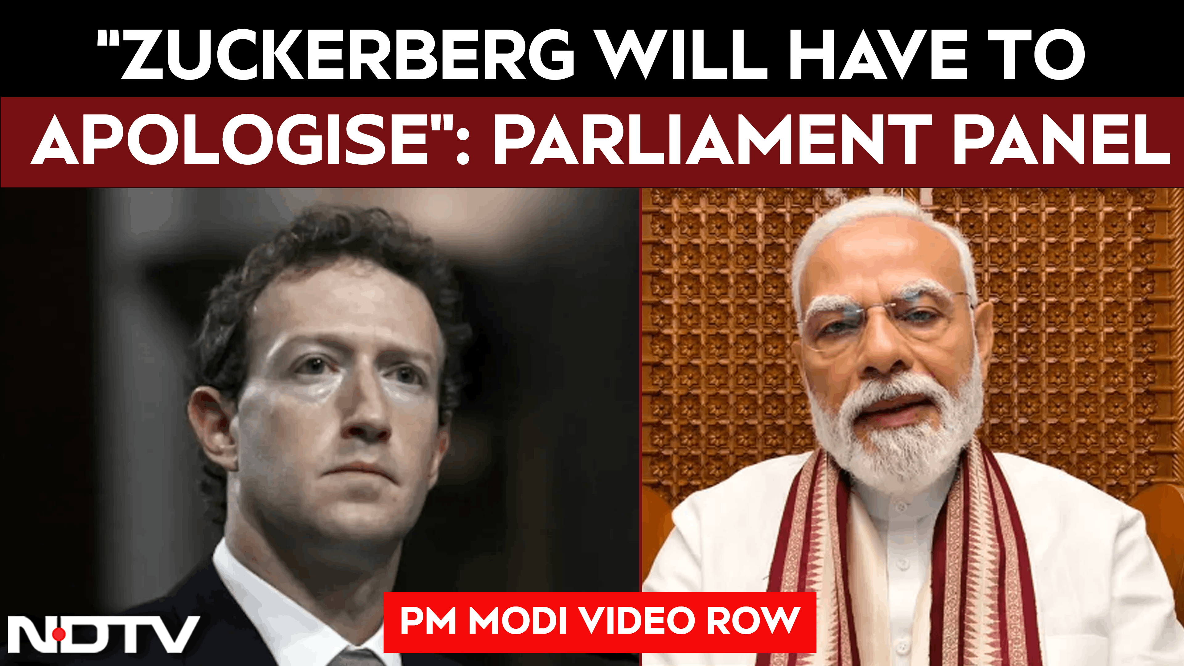 "Mark Zuckerberg Will Have To Apologise": Parliament Panel On PM Modi Video Row