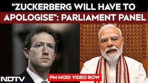 "Mark Zuckerberg Will Have To Apologise": Parliament Panel On PM Modi Video Row