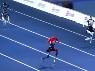 रफ्तार के बादशाह Usain Bolt का भी रिकॉर्ड तोड़ गया ये रोबोट, चीन में चल रहे &lsquo;Robot Olympics&rsquo; में दिखाया जलवा