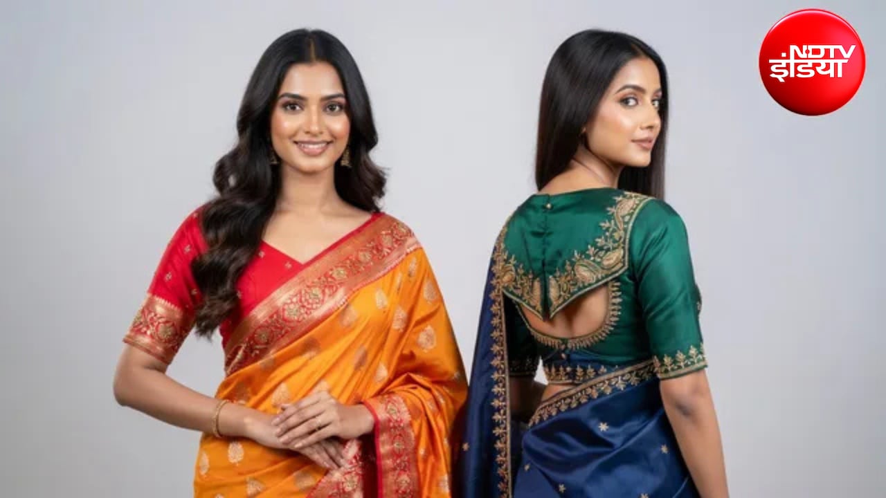 Collar Blouse Design: गोल गले से हो गई हैं बोर? साड़ी के साथ ट्राई करें ये 8 ट्रेंडी कॉलर ब्लाउज डिजाइन