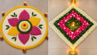 Onam Rangoli Design: ओणम के दसवें दिन आंगन में बनाएं खूबसूरत पूक्कलम, देखें फूलों वाली रंगोली के शानदार डिजाइन