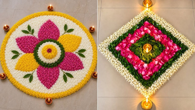 Onam Rangoli Design: ओणम के दसवें दिन आंगन में बनाएं खूबसूरत पूक्कलम, देखें फूलों वाली रंगोली के शानदार डिजाइन
